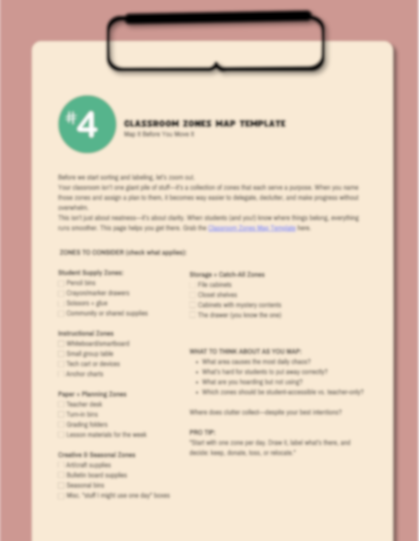 Classroom Clean-Out Challenge