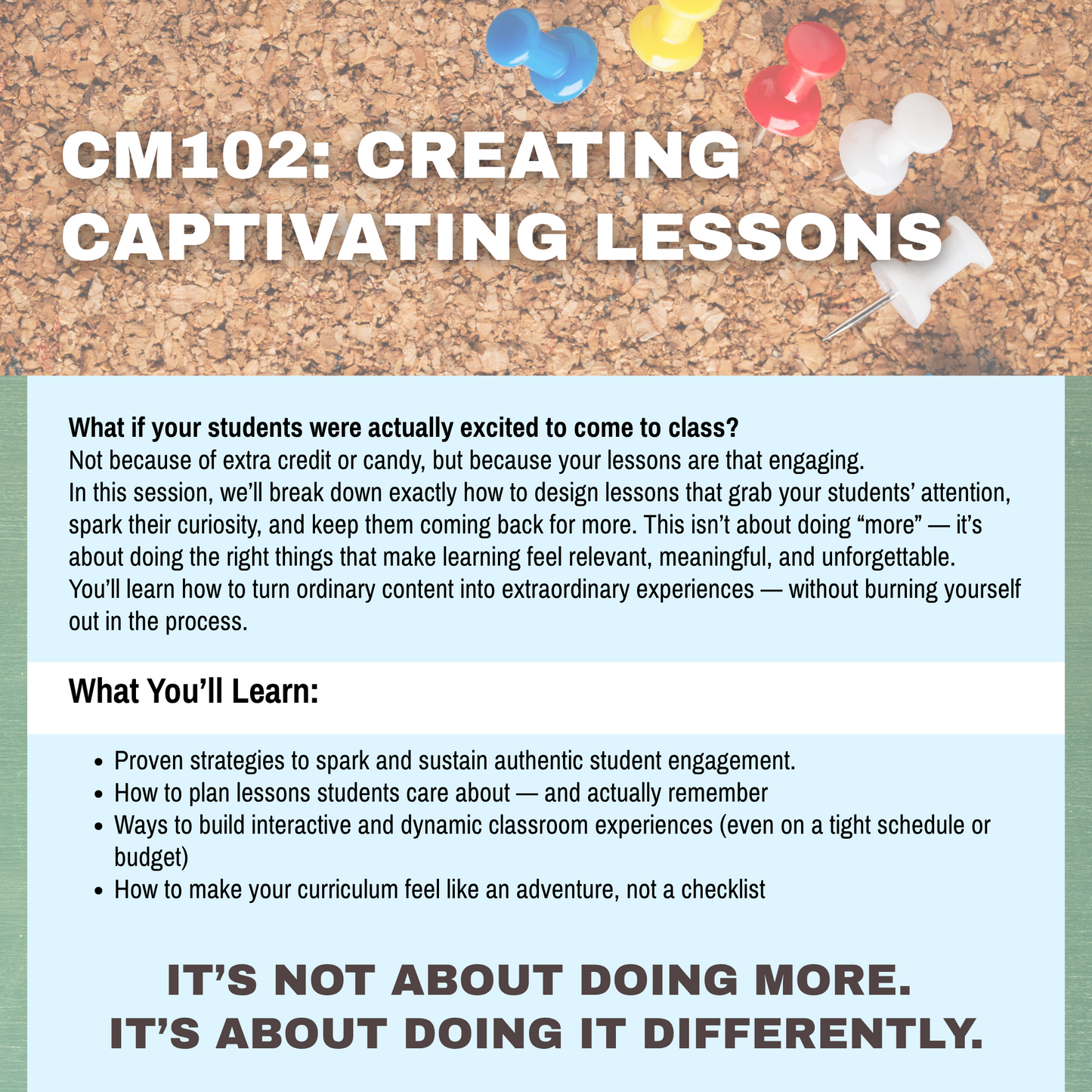 Classroom Management Workshop Series