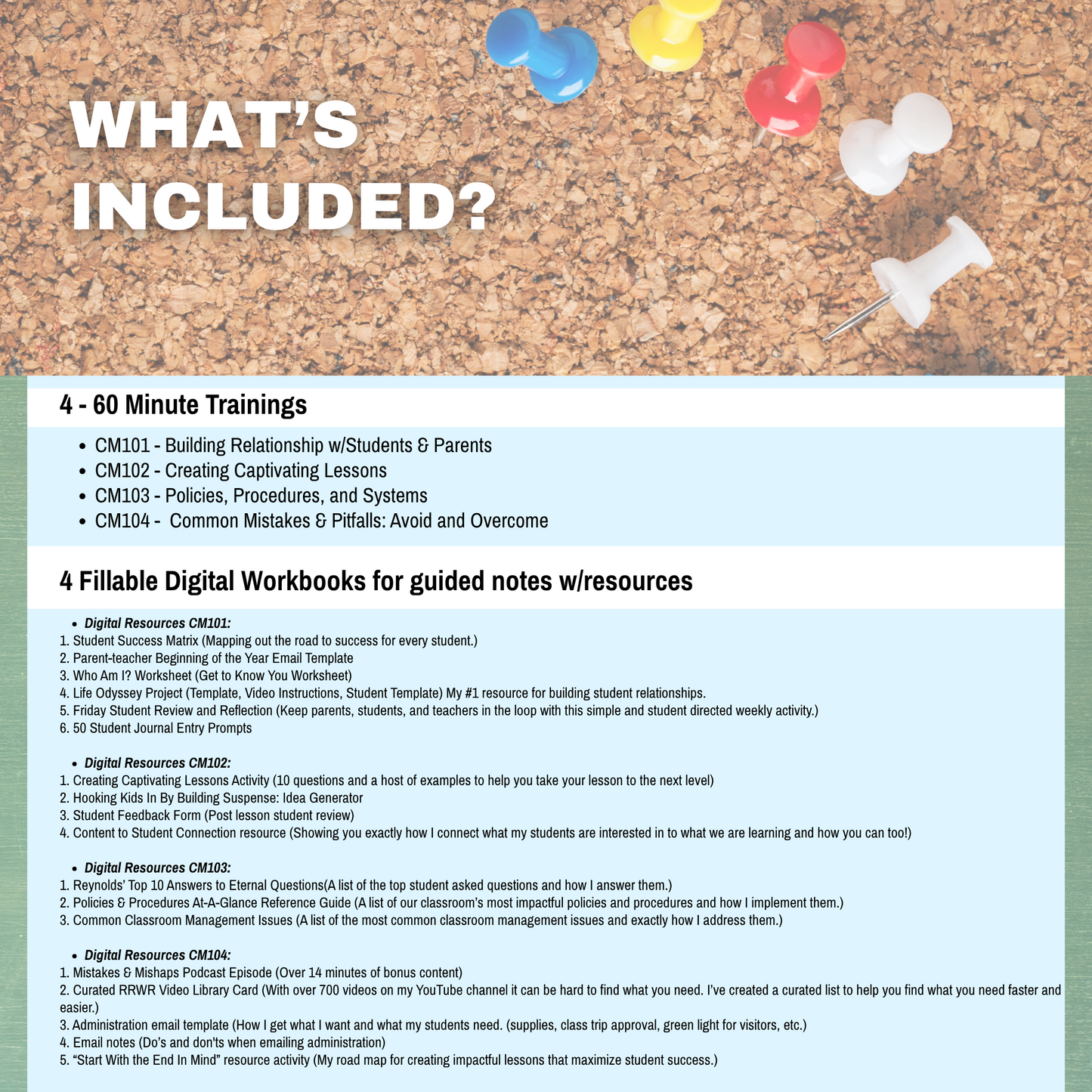 Classroom Management Workshop Series