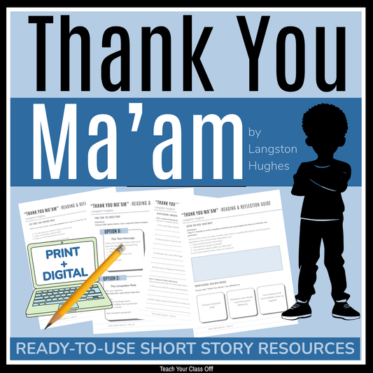 "Thank You, Ma'am" Complete Lesson & Extension Pack