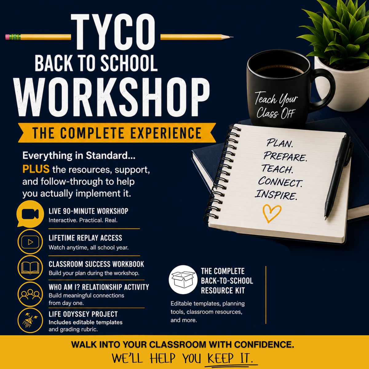 TYCO Back to School LIVE (Workshop+ Registration)