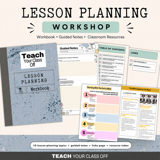 Lesson Planning Workshop
