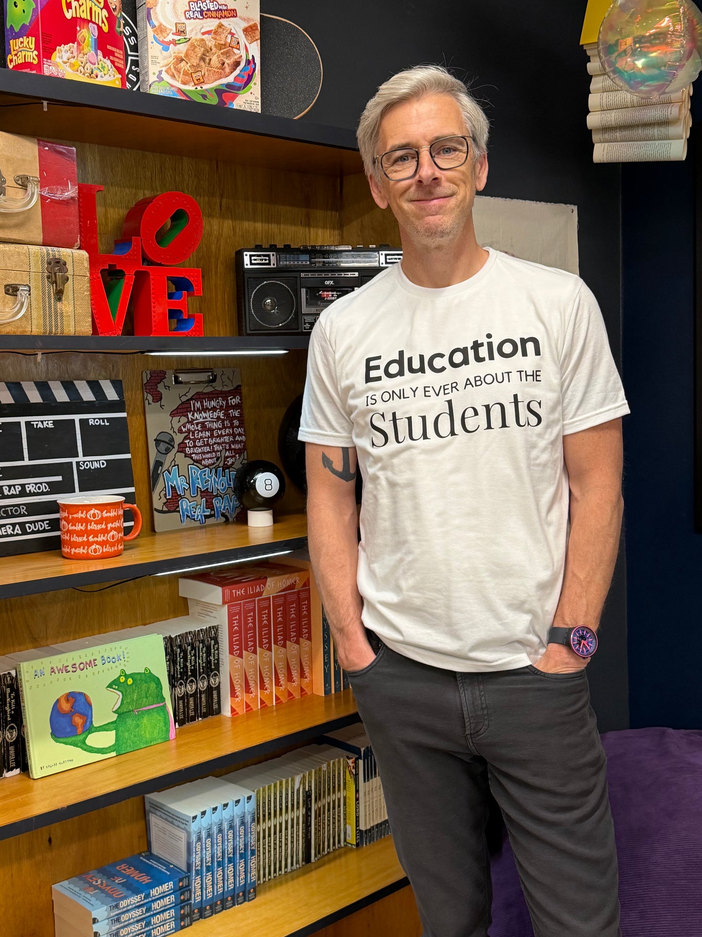 Education is Only Ever About Students T-shirt