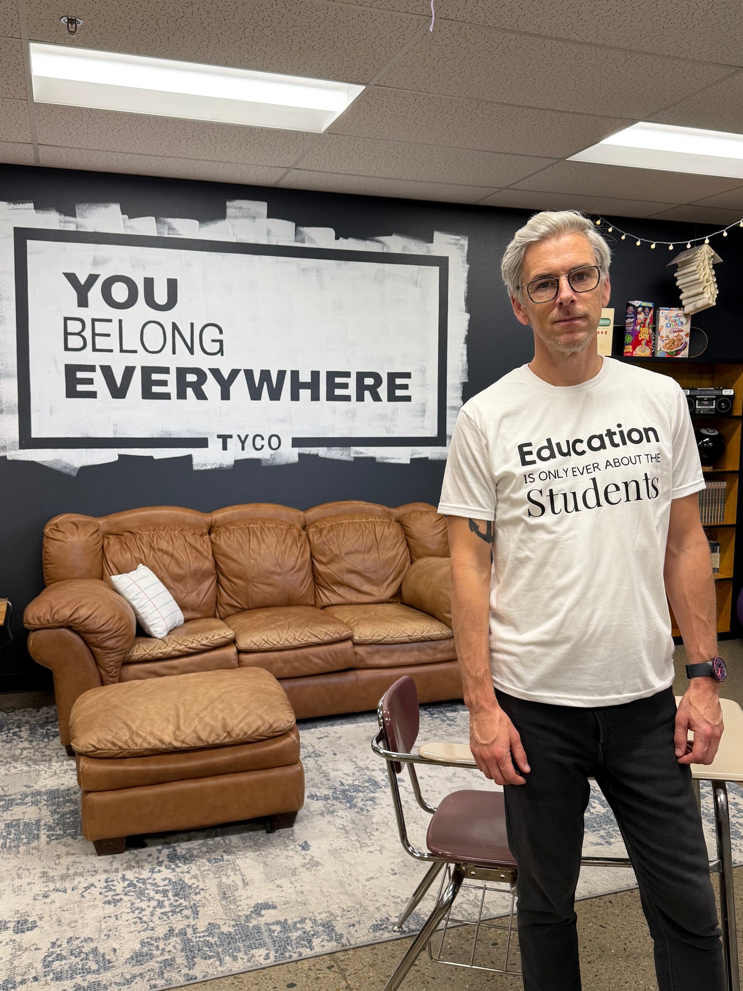 Education is Only Ever About Students T-shirt