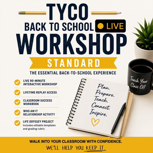 TYCO Back to School LIVE (Standard Registration)